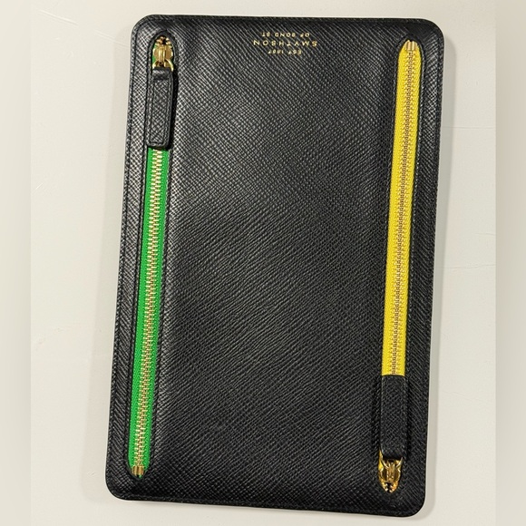 Smythson Leather Travel Pouch - Picture 6 of 9